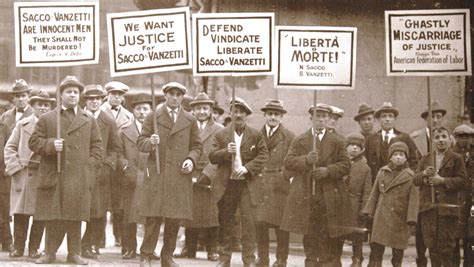 cases that are similar to sacco and vanzetti trial today